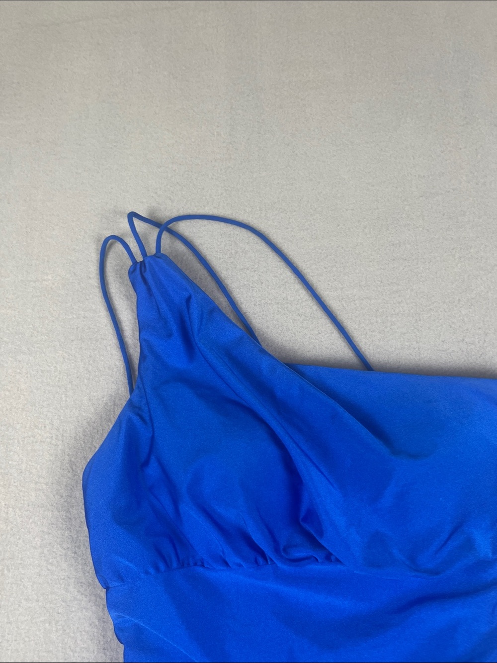 Sherri Hill Cobalt Blue One Shoulder party dress (Flawed)
Size: 2 - Picture 2 of 10
